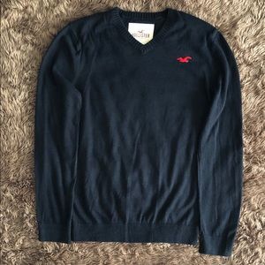 Black V-Neck Sweater